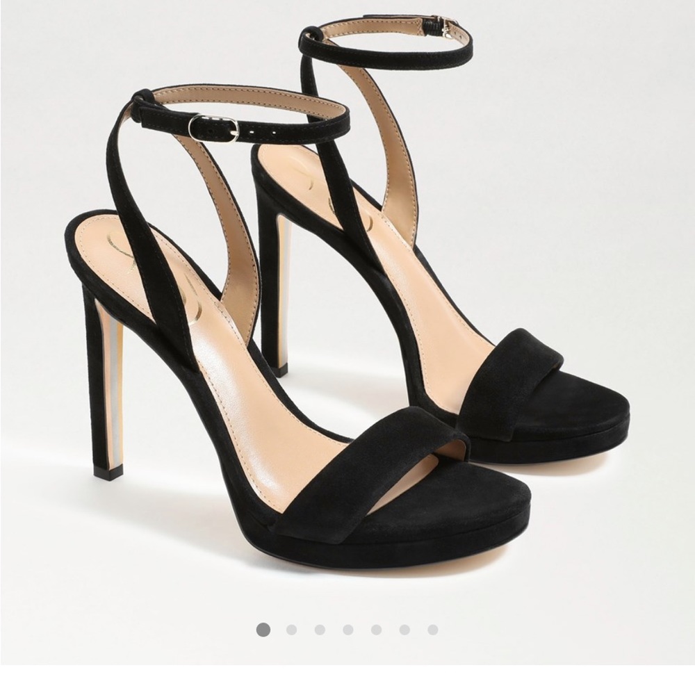 Sam Edelman Jade Ankle Strap Heels in Black